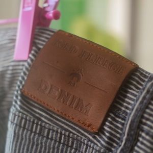 Mens Brooks Brothers Striped Denim W36